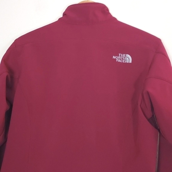 The North Face Windwall Apex Jacket Women's Softshell Fleece Lined Berry Medium - Picture 7 of 14